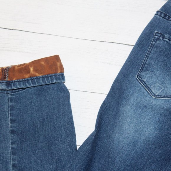 L&B Leopard Patch High Rise Jeans Size 6 Lucky & Blessed Size 6 - Picture 5 of 5